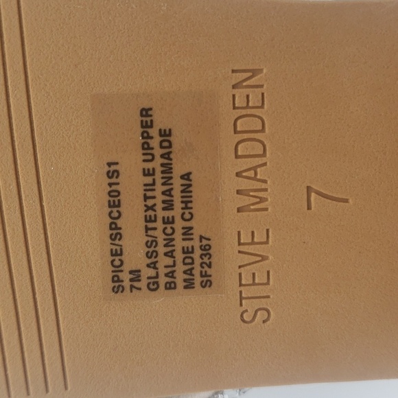 1111- Steve Madden Women's Bling Sandals Size 7 NWT - Picture 7 of 8